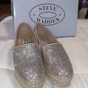 Steve Madden - Size 7 - Espadrilles with Crystals